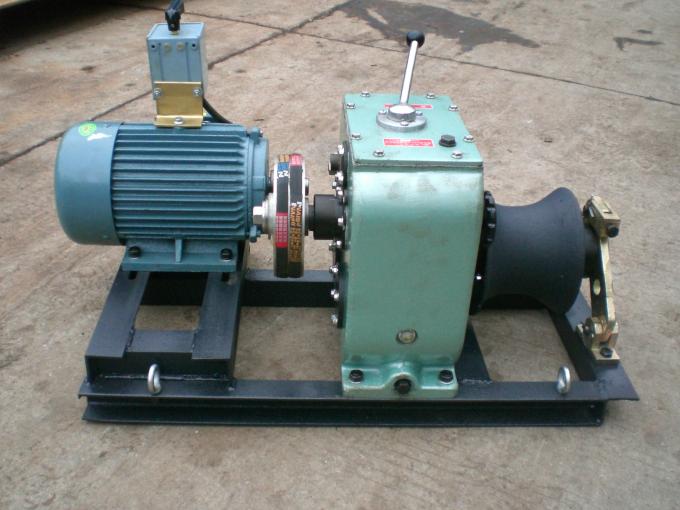 Power Construction 3 Ton Electric Cable Pulling Winch With Electric Engine