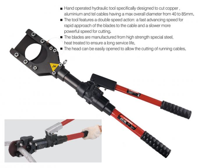 Cable Installation Tools Hydraulic Cable Cutter for Cutting Armoured
