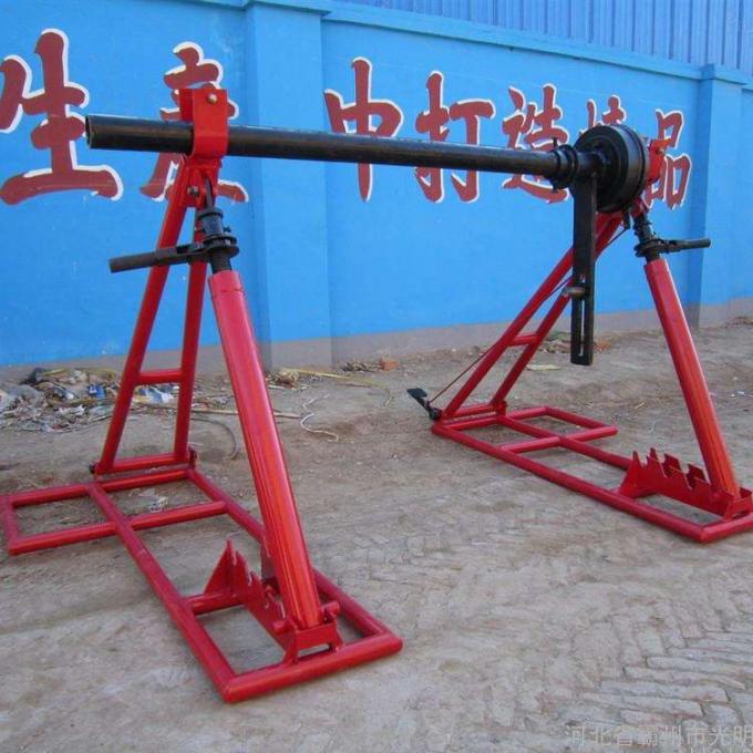 Integrated Cable Drum Jacks , Cable Reel Jack Stands For Supporting Reel