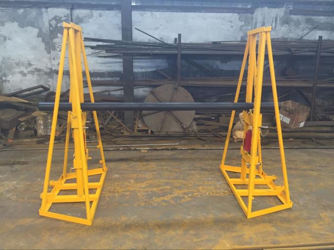 10 Ton Hydraulic Cable Drum Jacks Cable Jack Stand For Releasing Cables