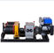 High Efficiency Double Drum 5 Ton Gas Engine Powered Winch For Lifting