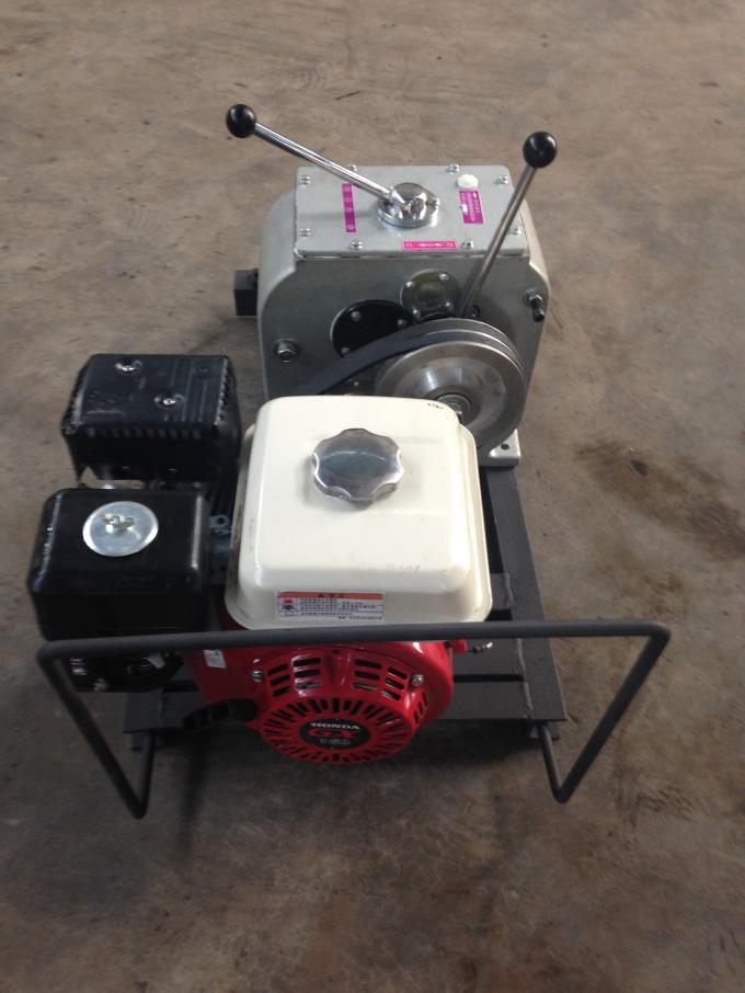 High Versatility 3T Cable Gas Powered Winch With Honda GX160 Gasoline