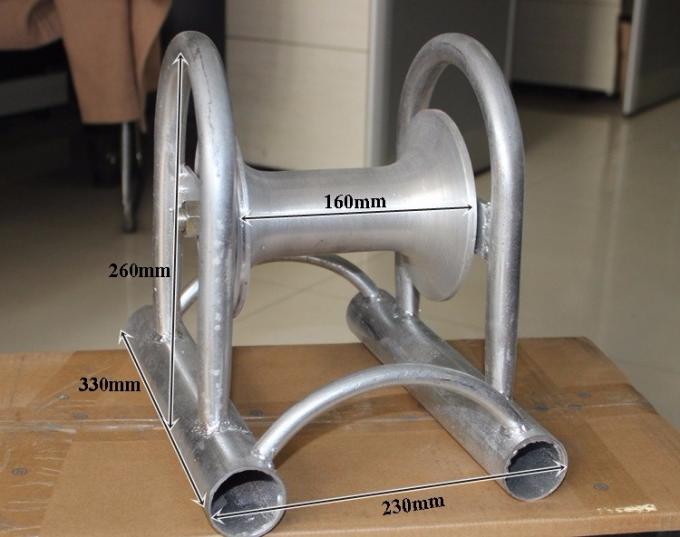 Straight Line Electrical Cable Pulling Rollers With Aluminum Wheel