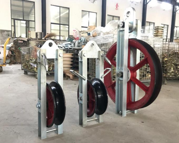 Single Nylon Sheave Stringing Wire Rope Pulley Blocks