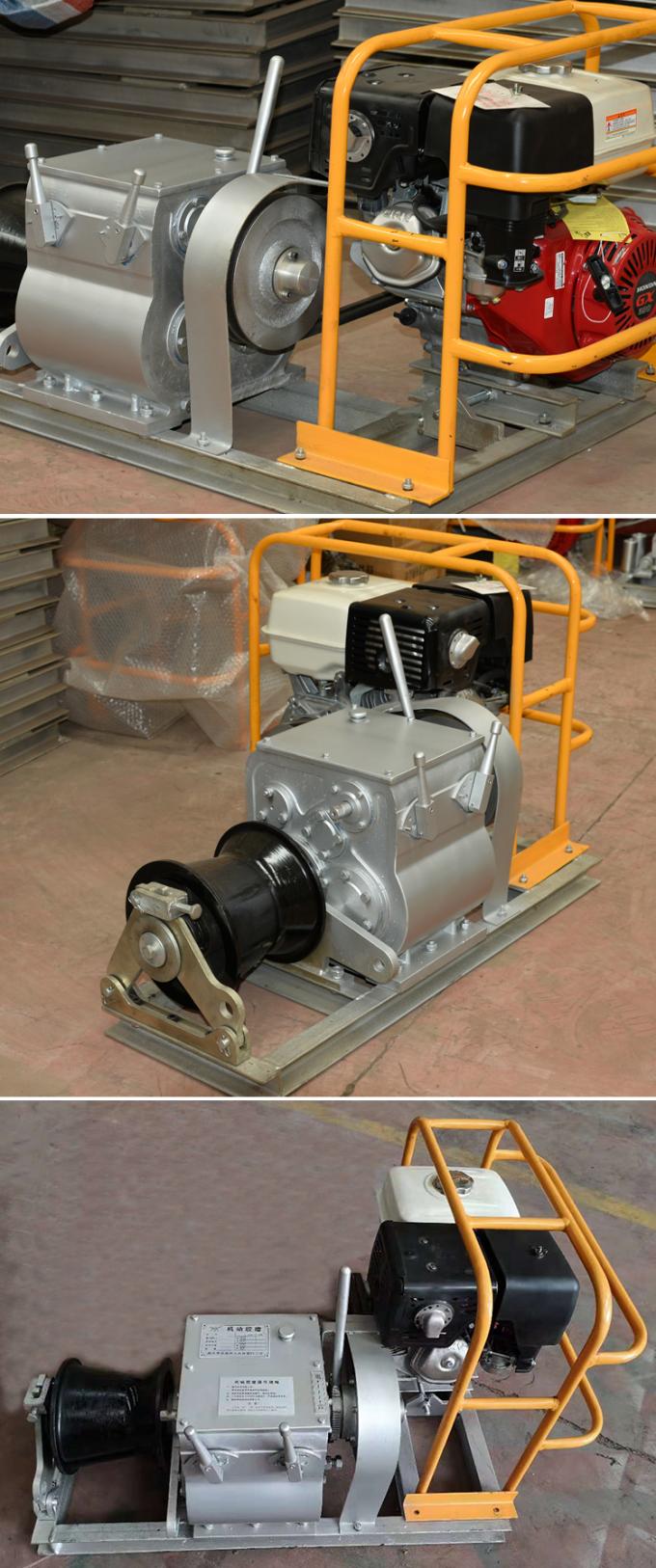 Single Drum Capstan Cable Puller Winch 50KN For Underground Cable Laying