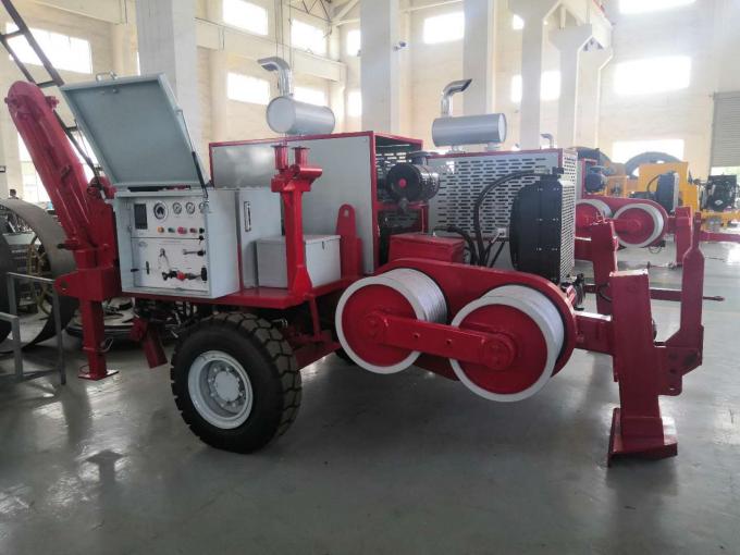 60KN Hydraulic Cable Puller For Transmission Overhead Line