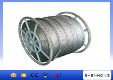 18 Strands Anti Twist Wire Rope / Galvanized Steel Wire Rope 252kN 20mm Diameter