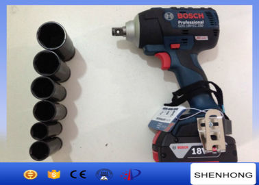 Adjustable 18V Electric Torque Impact Wrench , Rechargeable Wrench For M6- M16
