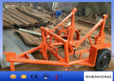 3 Ton Multifunction Cable Laying Drum Trailer , Cable Reel Trailer