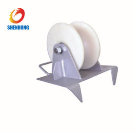 Nylon or aluminum wheel heavy duty cable rollers SHH dia 140*200mm for protect cable and pulling rope