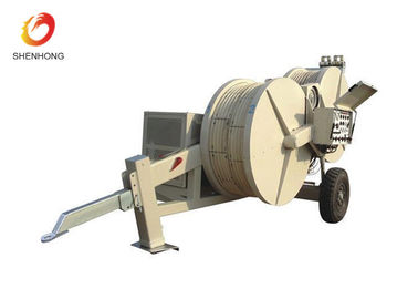 Conductors And Earth Wires Stringing Equipment , 80KN Hydraulic Pulling Machine