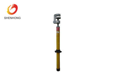 Short Circuit Portable Grounding Rod / Earthing Rod With Flat Clipper Jaws