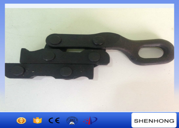 Earth Wire Cable Pulling Clamp 12KN Parallel Jaw Type Flawless Finish