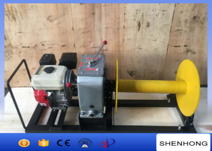 3 Ton Gasoline Engine Cable Pulling Winch For Pulling And Hoisting Wire ...