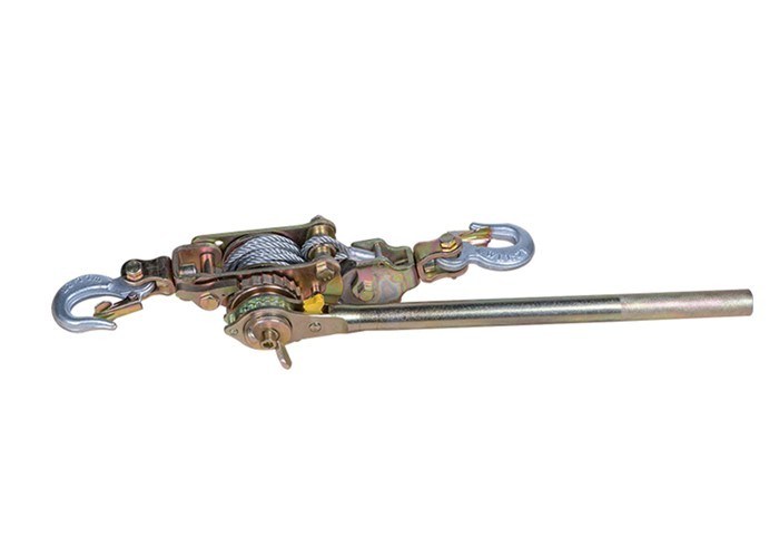 Double Hook Wire Rope Puller 20KN 2 Ton Cable Puller For Tightening Wire