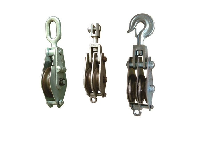 Hook Type Lifting Tackle Iron Wheel Hoisting Block