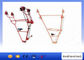 Inspection trolleys and overhead line bicycles for two bundle conductors
