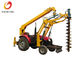 100HP 8 Ton Tractor Crane Tower Erection Tools With Earth Auger