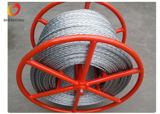 Pilot String Rope Hexagon 12 Strands Galvanized Anti Twisting Steel Wire Rope Pilot Rope
